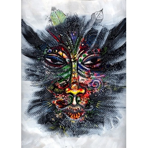 Charles Bibbs-Mask Number 1 Collaboration with Sabrina Gibson