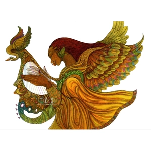 Charles Bibbs-The Music Angel Giclee
