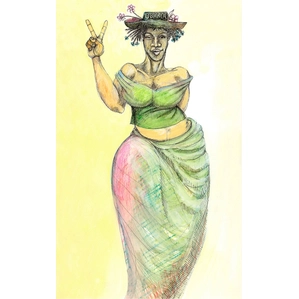 Charles Bibbs-Obama Mama II Hand Painted Giclee