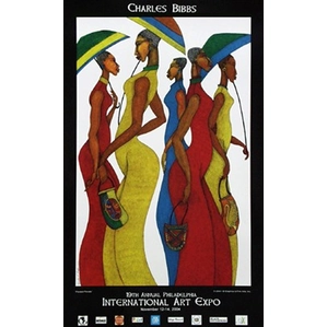 Charles Bibbs-Parasol Parade Poster