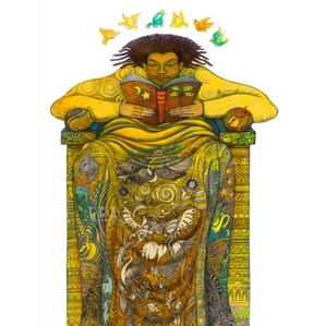 Charles Bibbs-The reader II Giclee