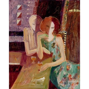 Sabzi-Between Friends Giclee on Canvas