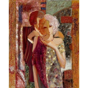 Sabzi-Romantic Surprise Giclee on Canvas