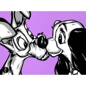 Allison Lefcort-Nuzzling Noses