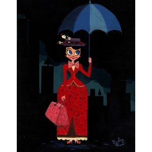 Lorelay Bove-Marys Umbrella Giclee on Canvas