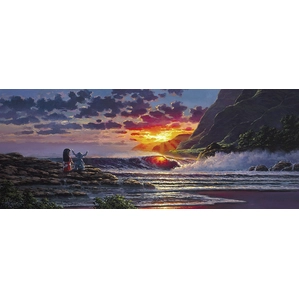 Rodel Gonzalez-Lilo & Stitch Share a Sunset