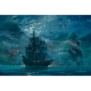 James Coleman-Moonlit Pearl - From Disney Pirates of the Caribbean