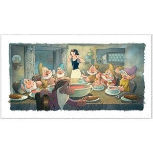 Toby Bluth-The Lost Soup Scene Snow White And The Seven Dwarfs