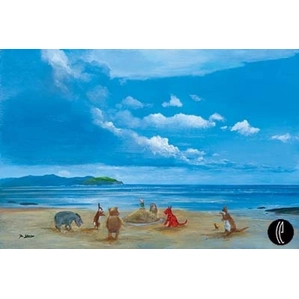 Peter Ellenshaw-Winnie The Pooh  Friends At The Seaside