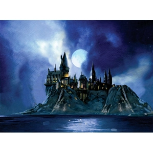 Jim Salvati-Full Moon at Hogwarts From Harry Potter