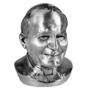 Dargenta-Jean Paul II Statue in Silver