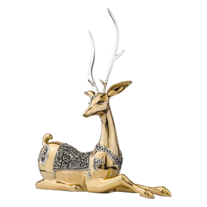 Dargenta-Young Mother Thai Gold Deer Statue