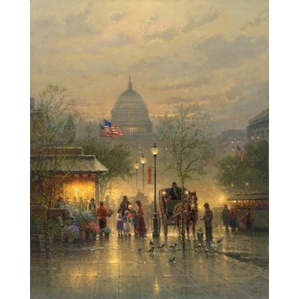 G Harvey-Dreams Of A Nation Giclee On Canvas Signed And Numbered