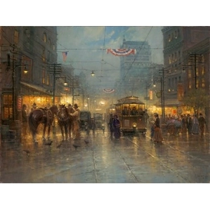 G Harvey-A Changing Era Giclee On Canvas Signed And Numbered