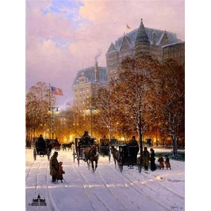 G Harvey-A Stroll on the Plaza Artist Proof