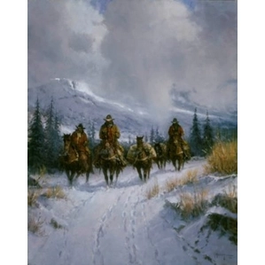 G Harvey-Bundled Blessed And Headin West Giclee On Canvas Signed And Numbered