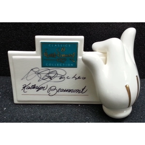 WDCC Disney Classics-Mickey's Glove Signature Plaque Signed By Kathryn Beaumont And Pacheo