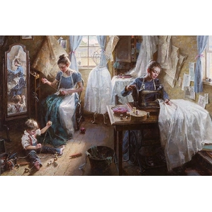 Morgan Weistling-The Dressmaker's Shop Artist Proof