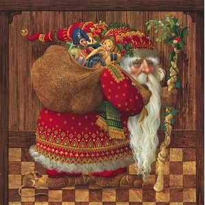 James Christensen-OLDE WORLD SANTA