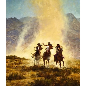 Howard Terpning-Chased by the Devil