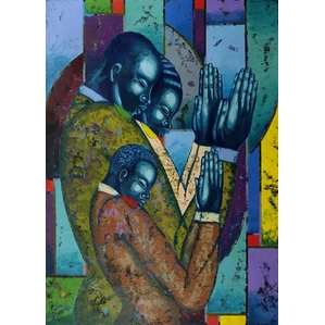 Larry Poncho Brown-Faithful Family Artist Proof