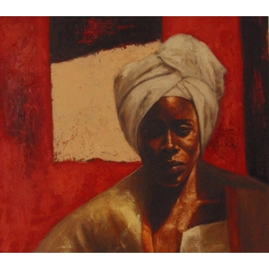 Alonzo Adams-Daughter Of Nandi Original Oil