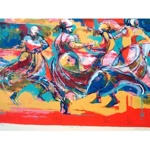 Paul Goodnight-Read My Hips Serigraph