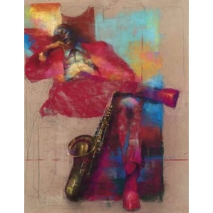 Paul Goodnight-Sax Giclee