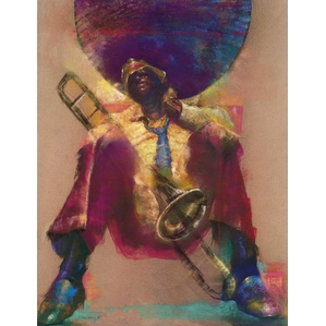 Paul Goodnight-Trombone Giclee