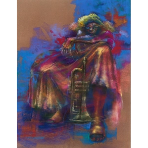 Paul Goodnight-Trumpet Giclee