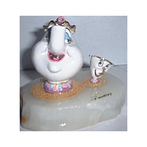 WDCC Disney Classics-Ron Lee Beauty And The Beast Mrs Potts & Chip (ltd 1500)