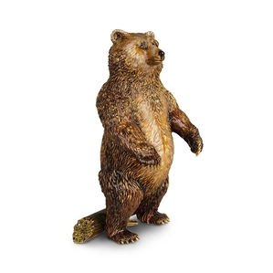 Jay Strongwater-Woodrow Bear Figurine