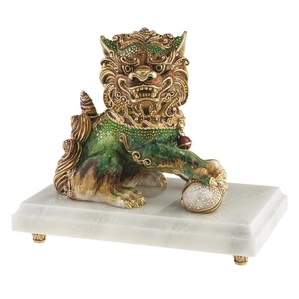 Jay Strongwater-Shi Foo Dog Figurine