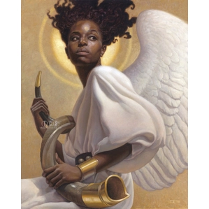 Thomas Blackshear-Preparing to Sound the Alarm Lithograph