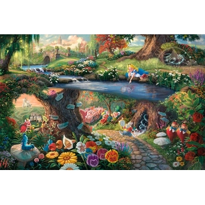 Thomas Kinkade Disney-Alice in Wonderland