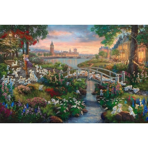 Thomas Kinkade Disney-101 Dalmatians