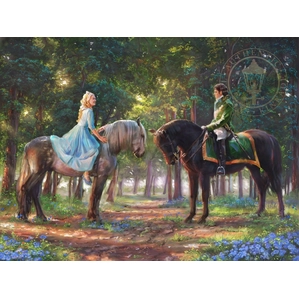 Thomas Kinkade Disney-Romance Awakens