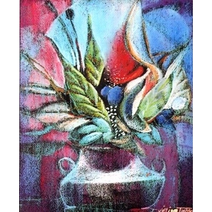 William Tolliver-Bud Of Paradise Artist Proof Artist Signed Lithograph Artist Proof