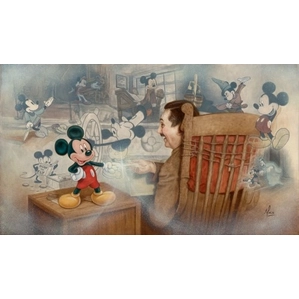 Mike Kupka-A Touch Of Magic Giclee On Canvas - From Walt Disney