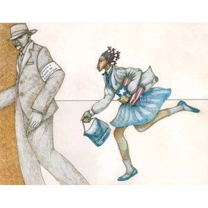 Charles Bibbs-With Deliberate Speed Printers Proof Giclee