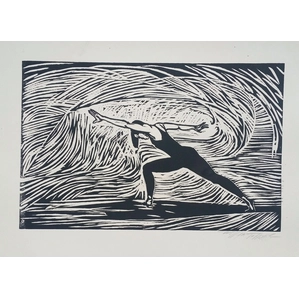 William Tolliver-Etching Dancer Artist Signed