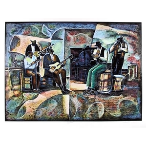William Tolliver-Jug Band Signed By Artist Serigraph Artist Proof