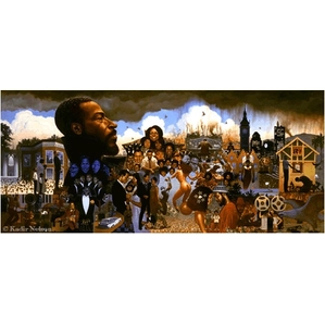 Kadir Nelson-The Life Of Marvin Gaye Giclee Printers Proof Remarque