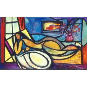 William Tolliver-Nude In Solitude Artist Proof Estate Certified Lithograph Artist Proof