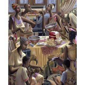 John Holyfield-Soul Food Lithograph