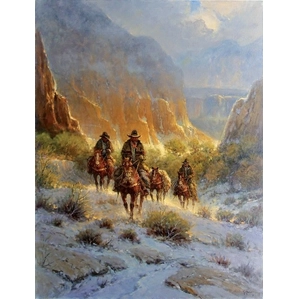 G Harvey-Trailing The Canyon Light By G. Harvey Giclee On Canvas  Signed & Numbered