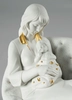 Lladro - Feels Like Heaven Mother White & Gold