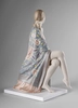 Lladro - Nude with shawl Metallic Sculpture