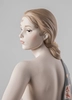 Lladro - Nude with shawl Metallic Sculpture