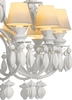 Lladro Lighting - Belle de Nuit 24 Lights Chandelier White